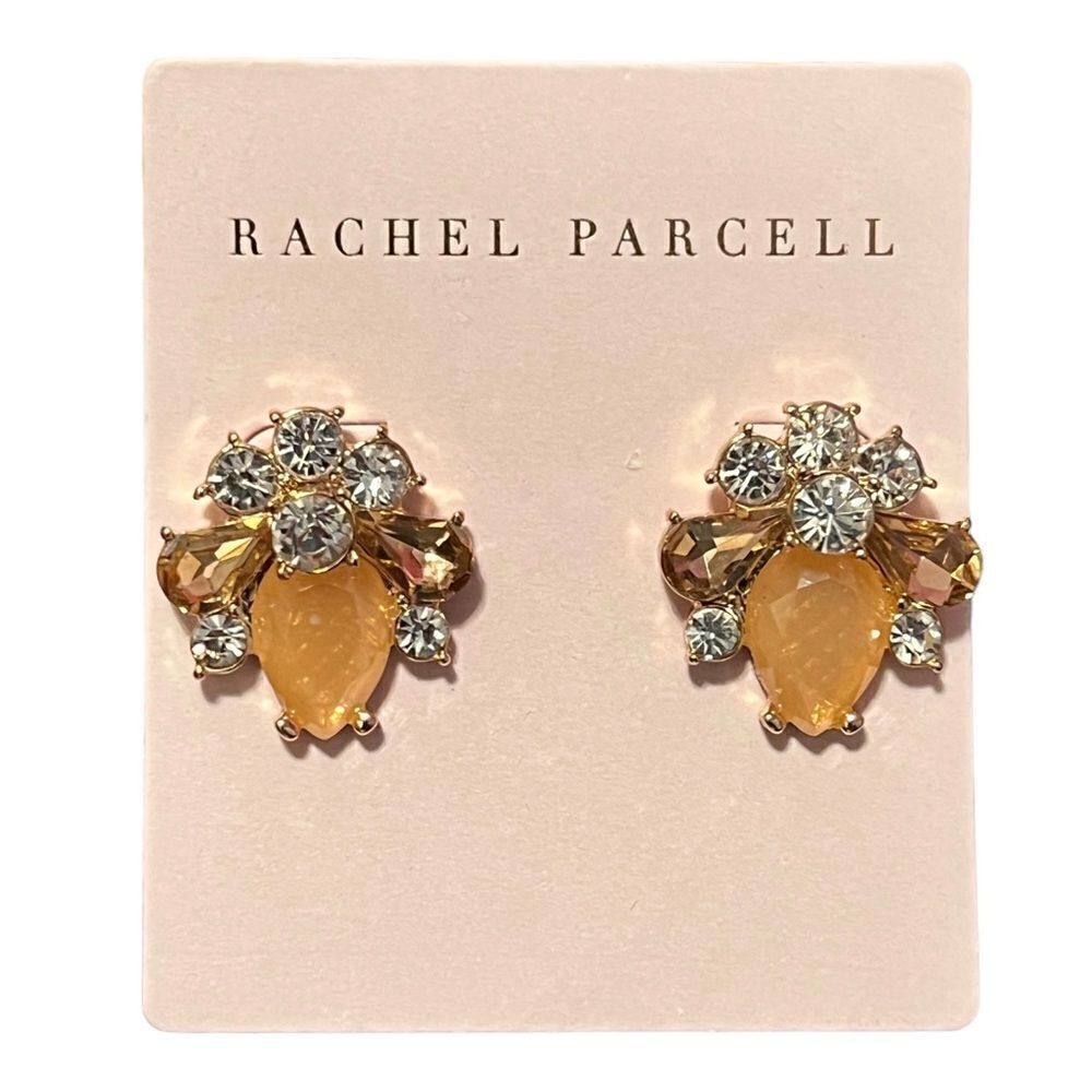 Rachel Parcell Faceted Rhinestone Stud Earrings